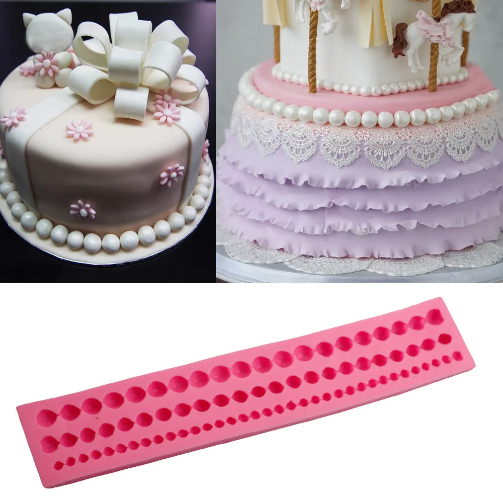 Bead Chain Silicone Fondant Mould Pearl Zipper Cake Pearl Sugar Paste Bead Chocloate Clay Border Craft Mould Silicone Mold #10
Bead Chain Silicone Fondant Mould Pearl Zipper Cake Pearl Sugar Paste Bead Chocloate Clay Border Craft Mould Silicone Mold #10