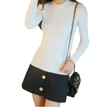 Fashion Women Sweater Round Collar Slim Solid Color Long-Sleeved Casual Autumn Wild Bottoming Tops Knitted Sweaters Female
Fashion Women Sweater Round Collar Slim Solid Color Long-Sleeved Casual Autumn Wild Bottoming Tops Knitted Sweaters Female