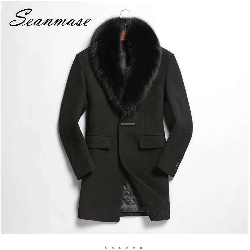 2018 Winter Wool Coat men 100% Fox Fur Collar Jackets Thick Mens Coat Parkas Man Brand 2018 Parka Men Wool Coat ZZ019
2018 Winter Wool Coat men 100% Fox Fur Collar Jackets Thick Mens Coat Parkas Man Brand 2018 Parka Men Wool Coat ZZ019