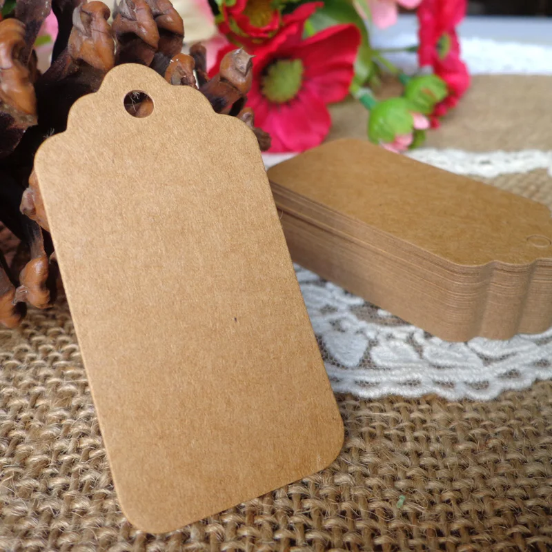 100pcs Kraft Bookmark with Scalloped Edge Blank Gift Tags DIY Creative Price Label Paper Hang Tags With Hemp Rope 3x6cm
100pcs Kraft Bookmark with Scalloped Edge Blank Gift Tags DIY Creative Price Label Paper Hang Tags With Hemp Rope 3x6cm