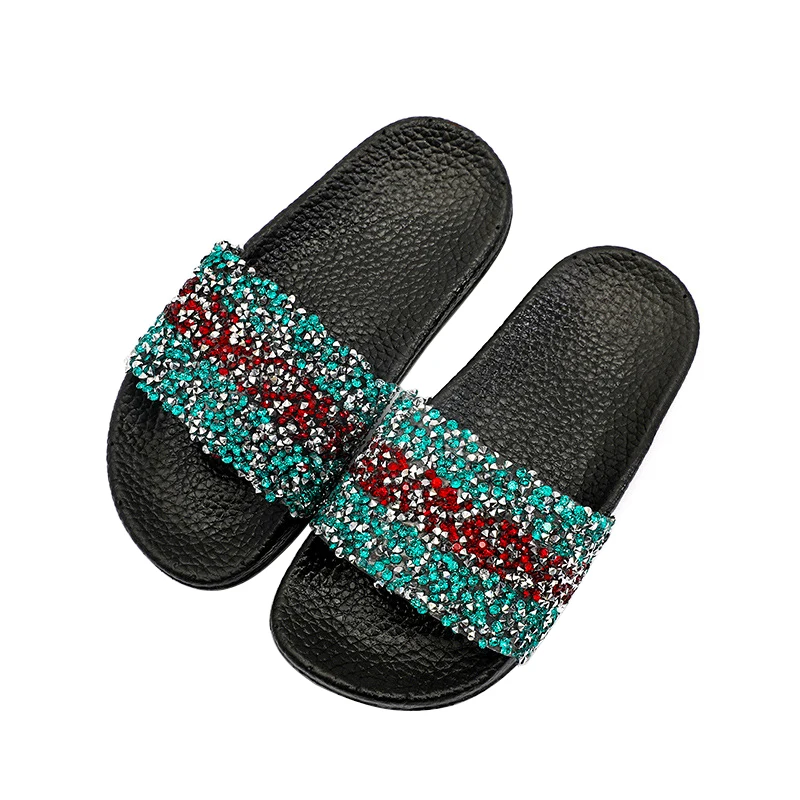 Summer Slippers Kids Beach Shoes Rhinestone Girl Slippers For Children Non Slip Comfortable Sequins Toddler Home Shoes
Summer Slippers Kids Beach Shoes Rhinestone Girl Slippers For Children Non Slip Comfortable Sequins Toddler Home Shoes