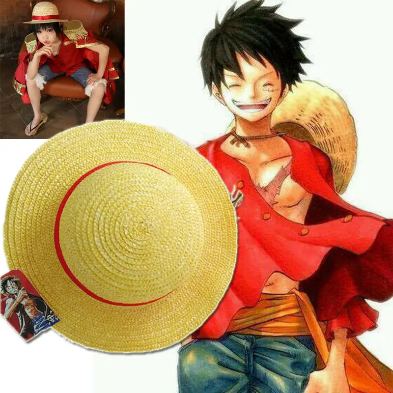 Anime One Piece Luffy Anime Cosplay Straw Boater Beach Hat Cap Halloween straw hat Cosplay Accessory
Anime One Piece Luffy Anime Cosplay Straw Boater Beach Hat Cap Halloween straw hat Cosplay Accessory