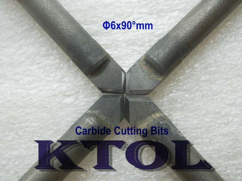 6 мм 90 градусов стойки 3D V CNC карбидные фрезы торцевая фреза инструменты для