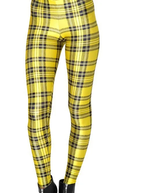 Women Galaxy Leggings Fashion Plaids Yellow Printed Leggings pants Black Milk Leggins Women G L-1469
Women Galaxy Leggings Fashion Plaids Yellow Printed Leggings pants Black Milk Leggins Women G L-1469