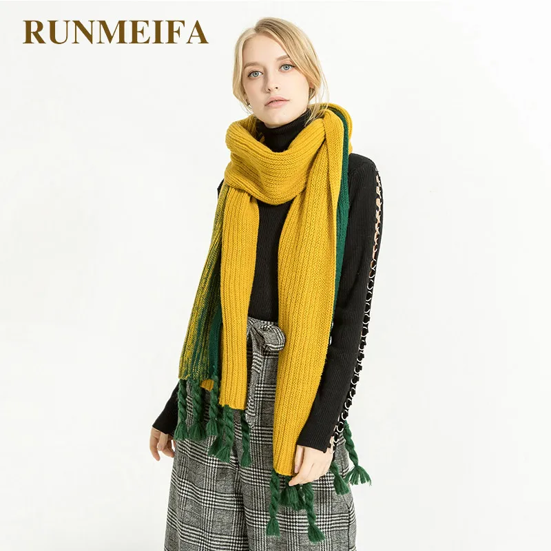 RUNMEIFA Fashion Women Acrylic Yarn Solid Scarf Foulard Femme Pashmina Lady Simulated Cashmere Shawls With Big Tassels Plus Size
RUNMEIFA Fashion Women Acrylic Yarn Solid Scarf Foulard Femme Pashmina Lady Simulated Cashmere Shawls With Big Tassels Plus Size