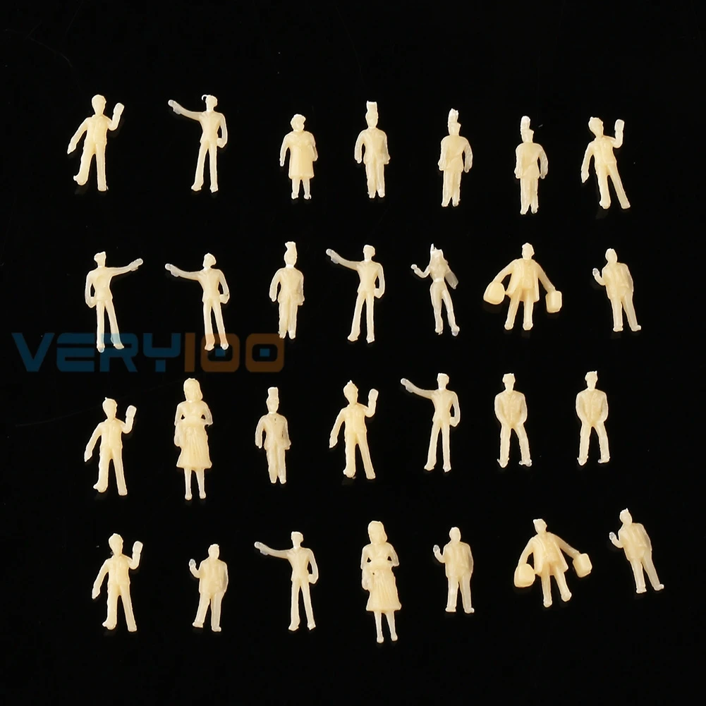 Skin Color 100 pcs Unpainted Architectural 1:200 Scale Models Train People Figures
Skin Color 100 pcs Unpainted Architectural 1:200 Scale Models Train People Figures