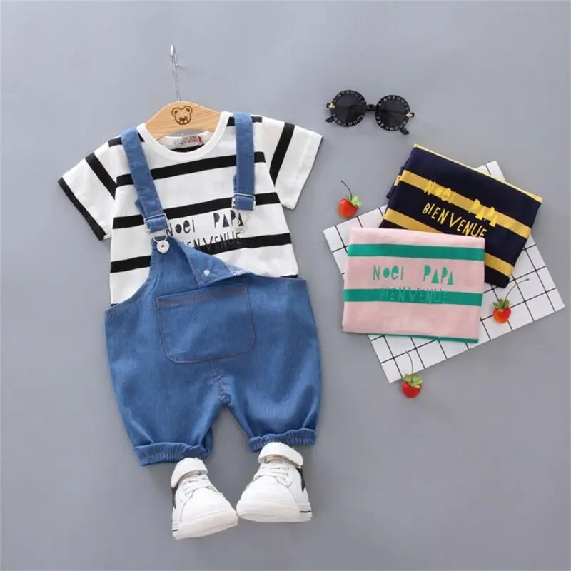 US Toddler Kids Baby Girl Boy 6M-3T Short Sleeve Shirt Tops+Bib Pants Clothes Outfit
US Toddler Kids Baby Girl Boy 6M-3T Short Sleeve Shirt Tops+Bib Pants Clothes Outfit