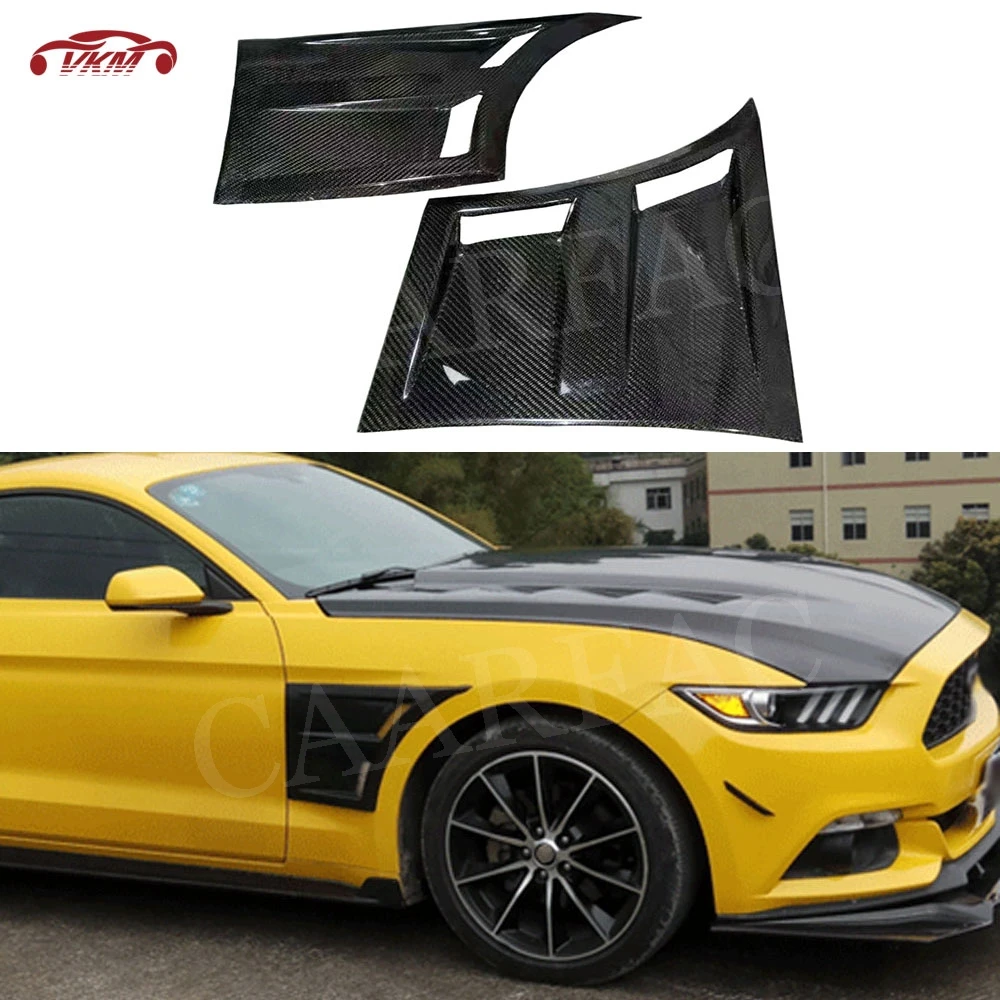 2PCS/Set Carbon Fiber Car Front Body Air Side Fins Diffuser for Ford Mustang Coupe 2-Door 2015 2016 2017 Car Styling
2PCS/Set Carbon Fiber Car Front Body Air Side Fins Diffuser for Ford Mustang Coupe 2-Door 2015 2016 2017 Car Styling