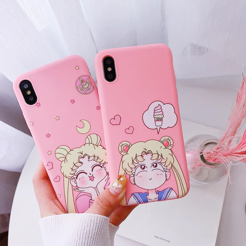 BIGCHEN Sailor Moon Patterned Case For iPhone 6 6s 7 Plus Cover Soft Silicone Protect Cover For iPhone 5 5S SE 8 Plus X 10 Capa
BIGCHEN Sailor Moon Patterned Case For iPhone 6 6s 7 Plus Cover Soft Silicone Protect Cover For iPhone 5 5S SE 8 Plus X 10 Capa