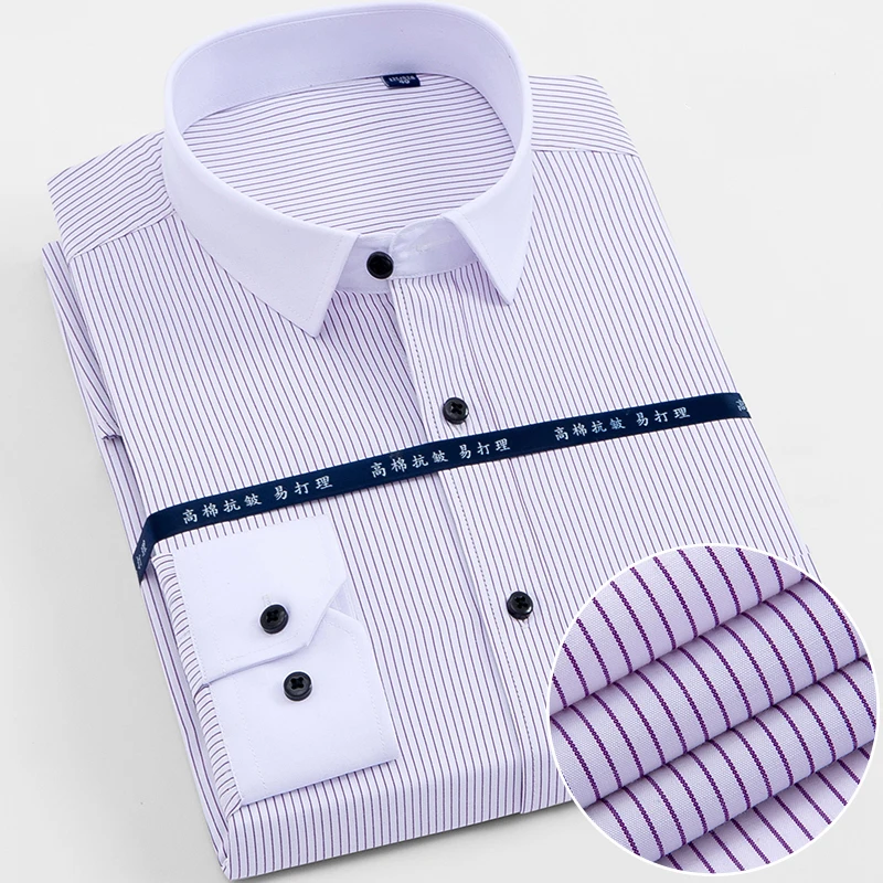 2018 recommend Patchwork white collar long sleeve easy care non-iron good quality striped solid mens formal dress shirts
2018 recommend Patchwork white collar long sleeve easy care non-iron good quality striped solid mens formal dress shirts