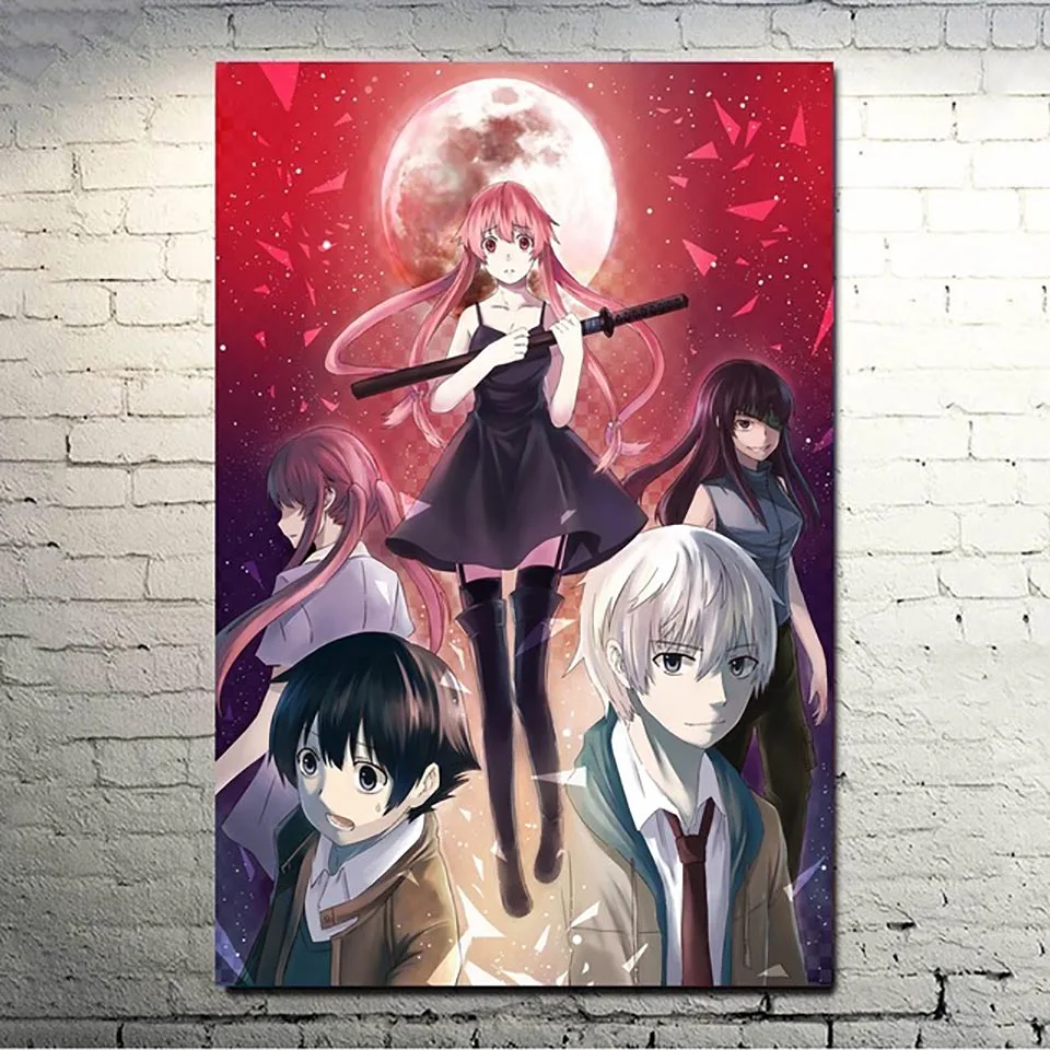 Canvas Nordic Pictures Anime Future Diary Mirai Nikki Wall Art Modular Home Decor Painting Prints Poster for Living Room Cuadros
Canvas Nordic Pictures Anime Future Diary Mirai Nikki Wall Art Modular Home Decor Painting Prints Poster for Living Room Cuadros