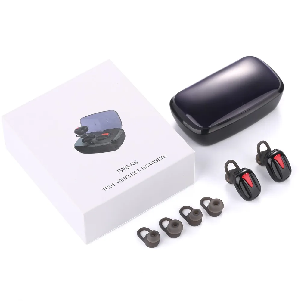 Wireless Earphone Tws-k8 Mini Stero Dual Bluetooth Headset Deep Bass Stereo Separate Type Ear Hook Sports Earphones For Samsung
Wireless Earphone Tws-k8 Mini Stero Dual Bluetooth Headset Deep Bass Stereo Separate Type Ear Hook Sports Earphones For Samsung