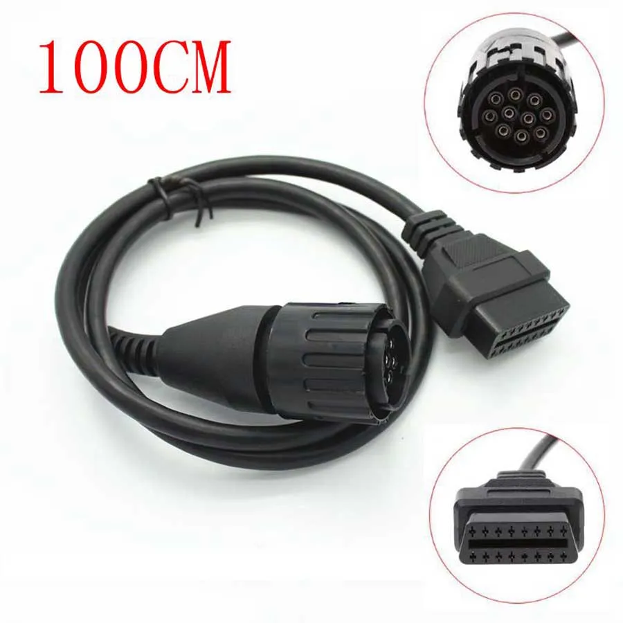 New 10pin Cable for BMW ICOM D Cable Motorcycle Detector Testing Line 10 Pin Adaptor 10Pin To 16Pin OBD2 OBDII Diagnostic Cable
New 10pin Cable for BMW ICOM D Cable Motorcycle Detector Testing Line 10 Pin Adaptor 10Pin To 16Pin OBD2 OBDII Diagnostic Cable