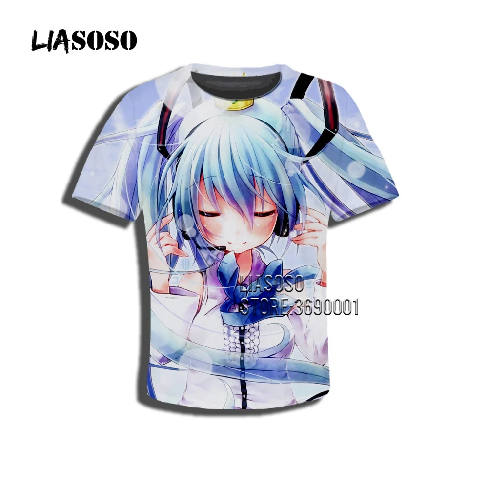 LIASOSO 3D Print Anime Kawaii Girl Hatsune Miku Blue Hair Kids Boy Girl Casual T-Shirt Summer Tshirt Children Top Streetwear K12
LIASOSO 3D Print Anime Kawaii Girl Hatsune Miku Blue Hair Kids Boy Girl Casual T-Shirt Summer Tshirt Children Top Streetwear K12