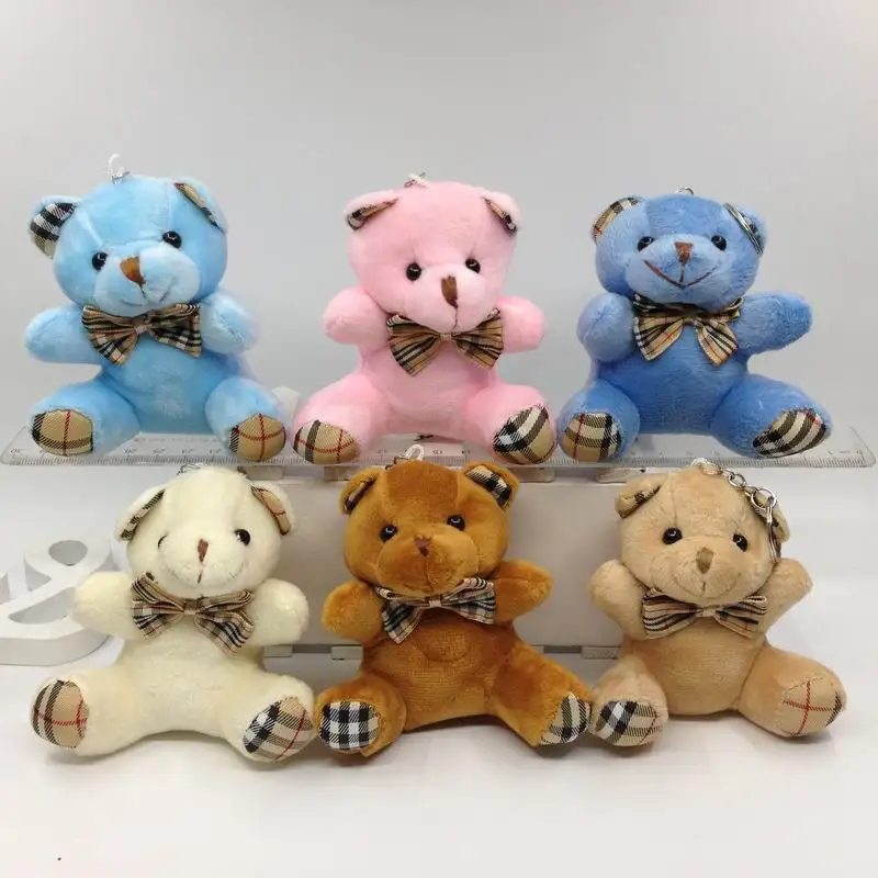 1Pcs 9CM Cute Stuffed Sitting Teddy Bear With Grid Bow Tie Plush Toys Urso De Pelucia Oso Dolls cellphone bag key chain
1Pcs 9CM Cute Stuffed Sitting Teddy Bear With Grid Bow Tie Plush Toys Urso De Pelucia Oso Dolls cellphone bag key chain