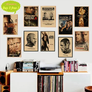 Prison Break Wentworth Miller American TV Series Vintage Kraft Poster Drawing Home Decoration Wall Sticker
Prison Break Wentworth Miller American TV Series Vintage Kraft Poster Drawing Home Decoration Wall Sticker
