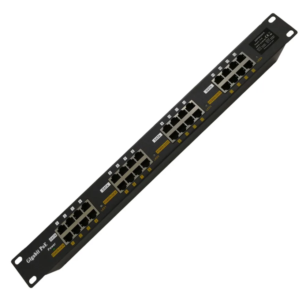 Upgrade the networking system with Gigabit Passive PoE 16 Port Power over Ethernet Injector for 16 IP Cameras like Hikvision
Upgrade the networking system with Gigabit Passive PoE 16 Port Power over Ethernet Injector for 16 IP Cameras like Hikvision
