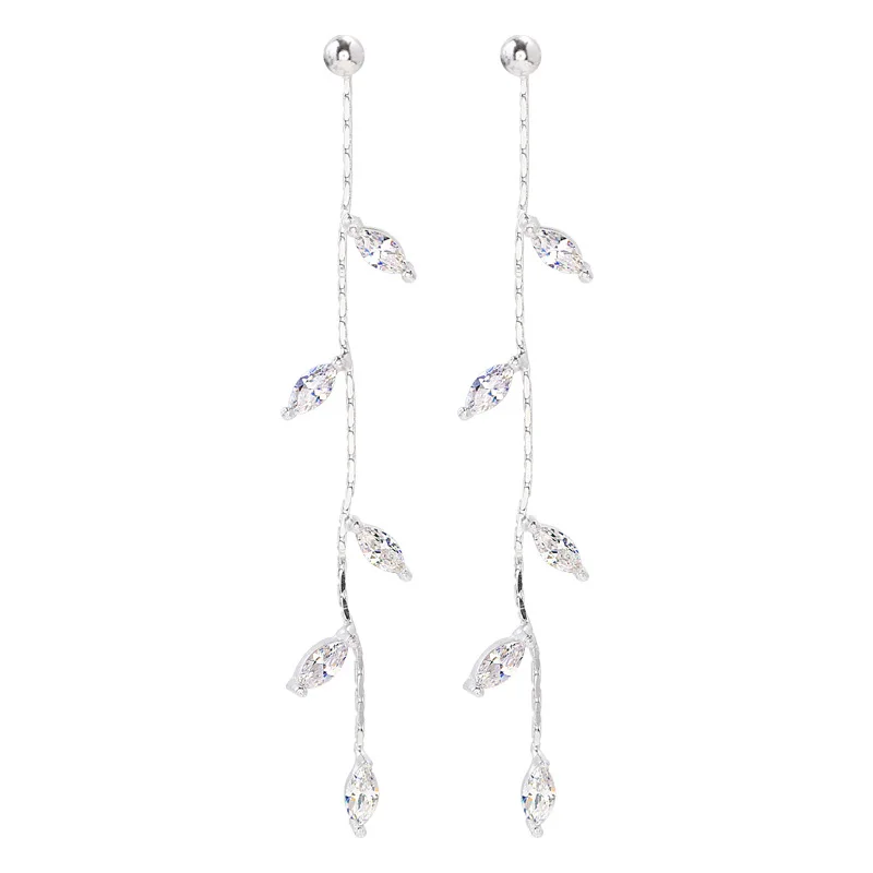 XIYANIKE 925 sterling silver Exquisite Zircon leaves Long Earring Fashion Wedding Jewelry For Women Girl Party Gifts VES7225
XIYANIKE 925 sterling silver Exquisite Zircon leaves Long Earring Fashion Wedding Jewelry For Women Girl Party Gifts VES7225