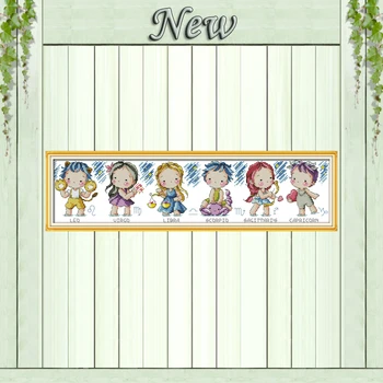 Constellation baby cartoon angel painting counted print on canvas DMC 11CT 14CT DIY kits Cross Stitch embroidery needlework Sets
Constellation baby cartoon angel painting counted print on canvas DMC 11CT 14CT DIY kits Cross Stitch embroidery needlework Sets