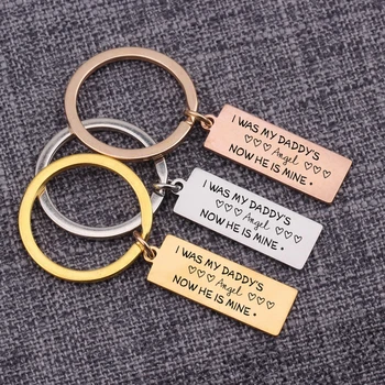 Memory Gift Dog Tag I Was My Daddy`s Angle Now He IS Mine Memorial Keychains Pendant Keyrings Souvenir Bag Charms Key Tag
Memory Gift Dog Tag I Was My Daddy`s Angle Now He IS Mine Memorial Keychains Pendant Keyrings Souvenir Bag Charms Key Tag