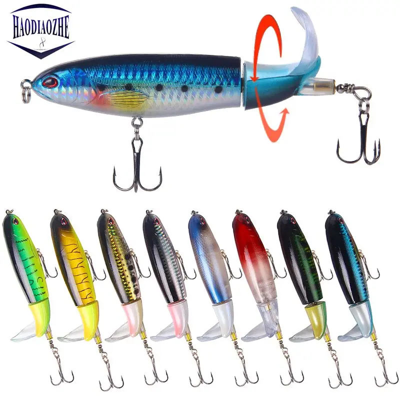 HAODIAOZHE Fishing Lure Whopper Plopper 14cm 35g Topwater Popper Floating Artificial Hard Bait Crankbait Wobblers Pesca Fishing
HAODIAOZHE Fishing Lure Whopper Plopper 14cm 35g Topwater Popper Floating Artificial Hard Bait Crankbait Wobblers Pesca Fishing