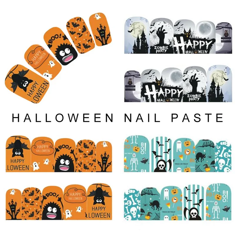 Halloween Nail Sticker Water Self Adhesive Nail Art Tattoo Horror Decals for DIY Decor Wraps
Halloween Nail Sticker Water Self Adhesive Nail Art Tattoo Horror Decals for DIY Decor Wraps