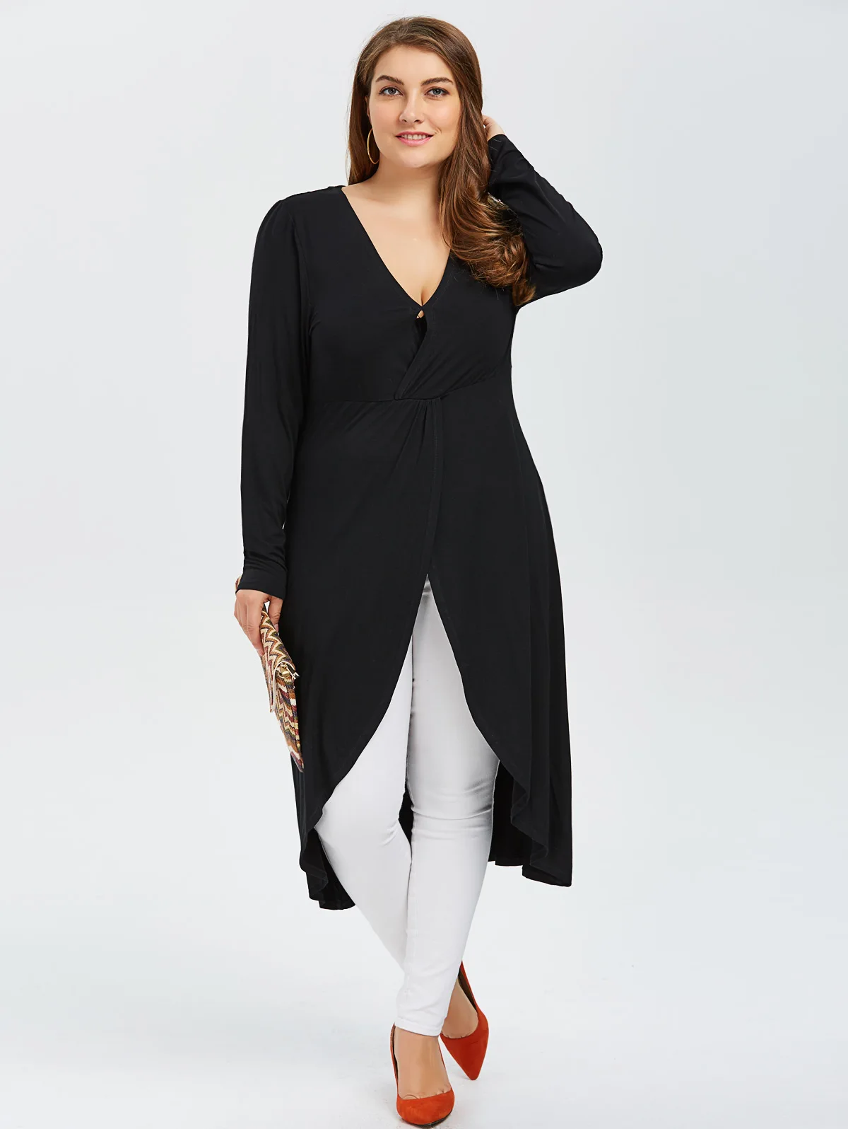 Wipalo Plus Size Long T Shirt Women Fashion Causal Loose Split Solid Women Tops Summer 2017 Ladies T-Shirt Camisas Femininas
Wipalo Plus Size Long T Shirt Women Fashion Causal Loose Split Solid Women Tops Summer 2017 Ladies T-Shirt Camisas Femininas