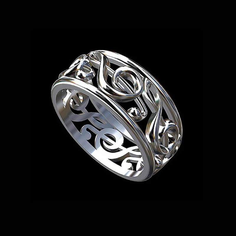 Drop shipping Treble Clef Ring Musical Note Wedding Band Symbol Eternity Unisex Music Lover Gift Anniversary Rings Jewelry
Drop shipping Treble Clef Ring Musical Note Wedding Band Symbol Eternity Unisex Music Lover Gift Anniversary Rings Jewelry
