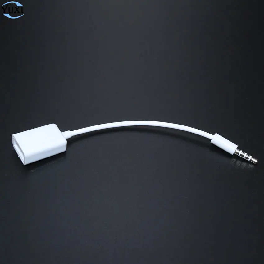 YuXi 3.5mm Male AUX Audio Cable White Plug Jack To USB 2.0 Female Converter Car Adapter Male AUX Audio Plug Jack To USB
YuXi 3.5mm Male AUX Audio Cable White Plug Jack To USB 2.0 Female Converter Car Adapter Male AUX Audio Plug Jack To USB