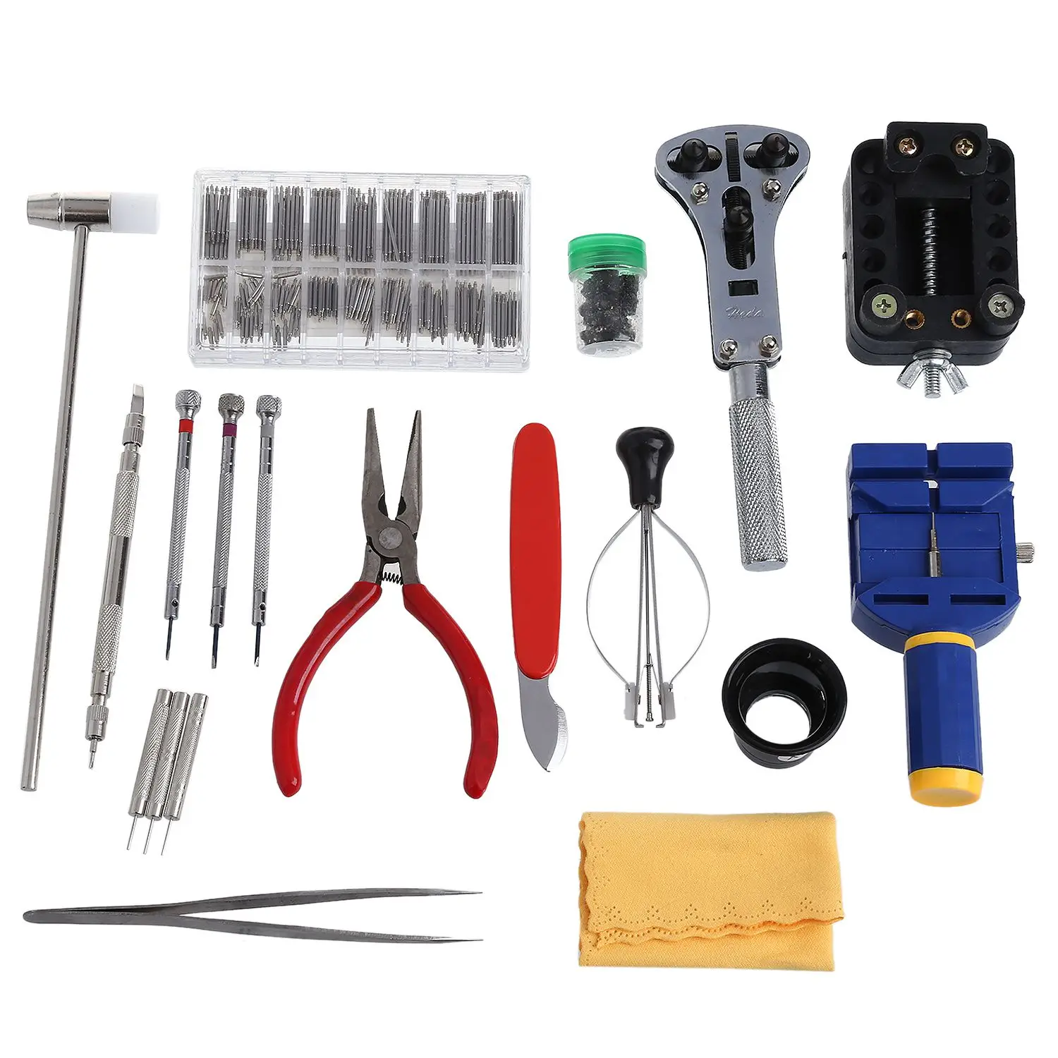 Practical 288 Pcs Watch Repair Tool Kit Watchmaker Back Case Battery Cover Remover Opener
Practical 288 Pcs Watch Repair Tool Kit Watchmaker Back Case Battery Cover Remover Opener