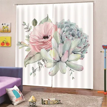 3D Digital Print Succulent Blackout Home Decor Curtain For Living room Darpe Faux Bedroom Rideaux Window Customized Draps AP16
3D Digital Print Succulent Blackout Home Decor Curtain For Living room Darpe Faux Bedroom Rideaux Window Customized Draps AP16