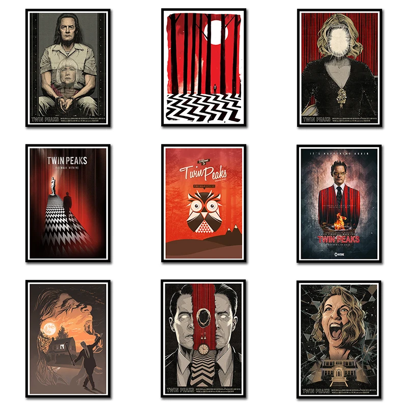TWIN PEAKS Posters Movie Wall Stickers White cardboard Prints Clear Image Home Decoration for Livingroom Bedroom Bar
TWIN PEAKS Posters Movie Wall Stickers White cardboard Prints Clear Image Home Decoration for Livingroom Bedroom Bar