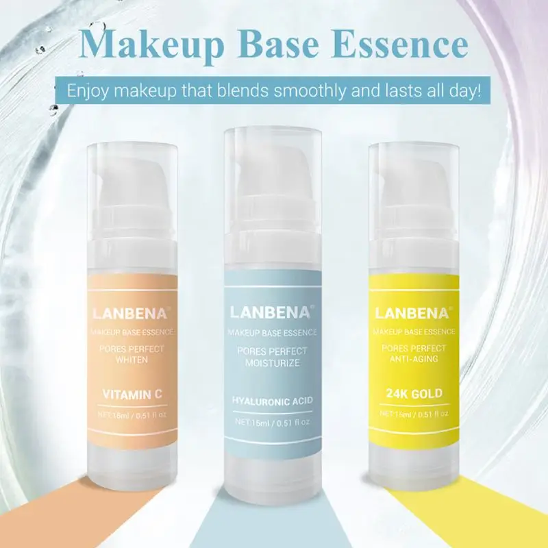 LANBENA Makeup Base Essence Primer Face Serum Shrink Pores Moisturizing Oil-Control Brighten Foundation Cosmetic Skin Care
LANBENA Makeup Base Essence Primer Face Serum Shrink Pores Moisturizing Oil-Control Brighten Foundation Cosmetic Skin Care