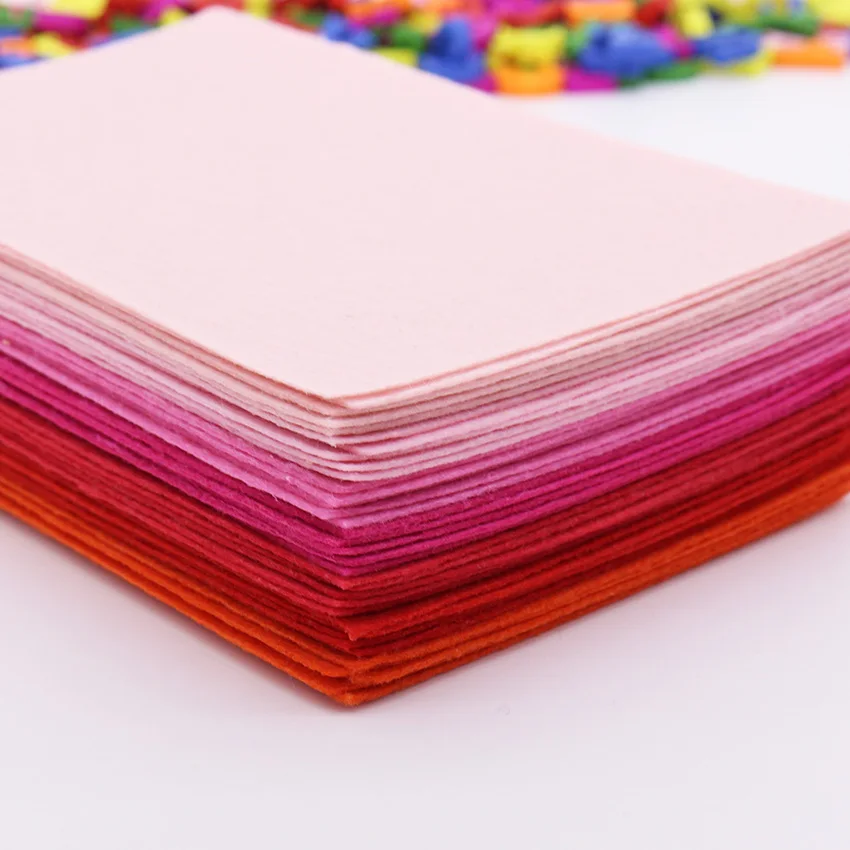 Hard Pink Felt Cloth 1mm Felt Fabric Polyester Felt Fabrics Needlework Needle Sewing Handmade Fieltro Feltro Home Decor Material
Hard Pink Felt Cloth 1mm Felt Fabric Polyester Felt Fabrics Needlework Needle Sewing Handmade Fieltro Feltro Home Decor Material