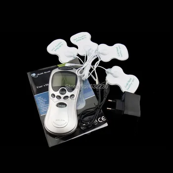 50pcs/lot 4 Electrode Health Care Tens Acupuncture Electric Therapy Massageador Machine Pulse Body Slimmming Sculptor Massager
50pcs/lot 4 Electrode Health Care Tens Acupuncture Electric Therapy Massageador Machine Pulse Body Slimmming Sculptor Massager