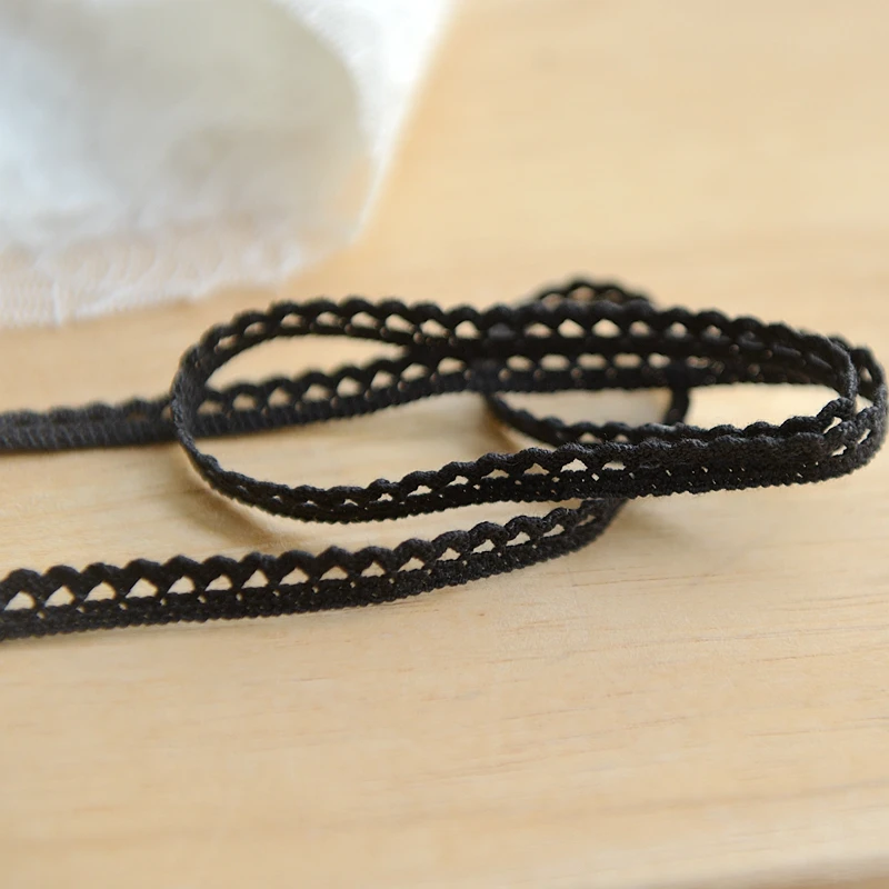 #615 Black Color Narrow Pure Cotton Lace Crochet Ribbon Lace Trim Edging Craft & Gift Packing/Child Dress&Headband/Decoration
#615 Black Color Narrow Pure Cotton Lace Crochet Ribbon Lace Trim Edging Craft & Gift Packing/Child Dress&Headband/Decoration