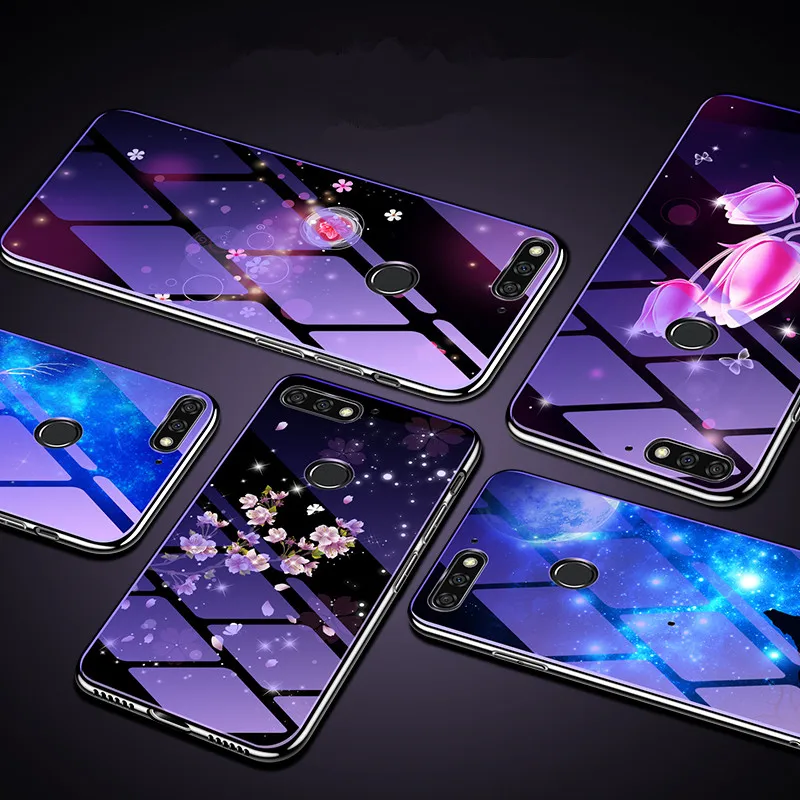 Tempered Glass Case For Huawei Y7 Prime Pro Y6 Y9 2018 Nova 2i 3 3E Soft Frame Hard Back Bling Honor 8 Pro 7C 7A 7X Cover
Tempered Glass Case For Huawei Y7 Prime Pro Y6 Y9 2018 Nova 2i 3 3E Soft Frame Hard Back Bling Honor 8 Pro 7C 7A 7X Cover