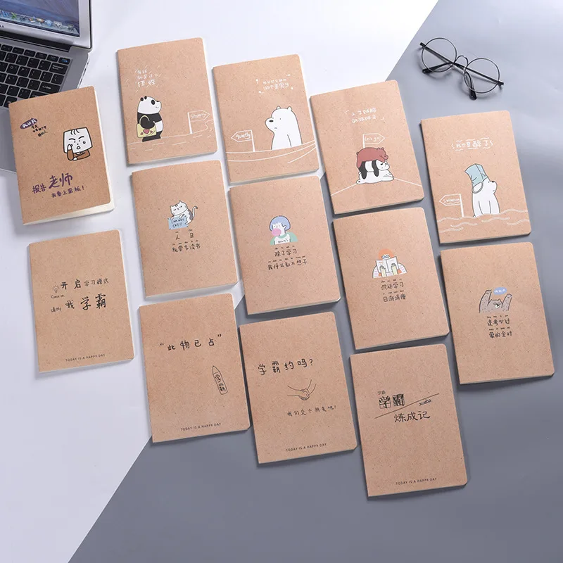 1PC Cartoon Cute Notebook Vintage Hand Books 30 Sheets Creative Students Notepad Kraft Paper Homework Set PH11
1PC Cartoon Cute Notebook Vintage Hand Books 30 Sheets Creative Students Notepad Kraft Paper Homework Set PH11
