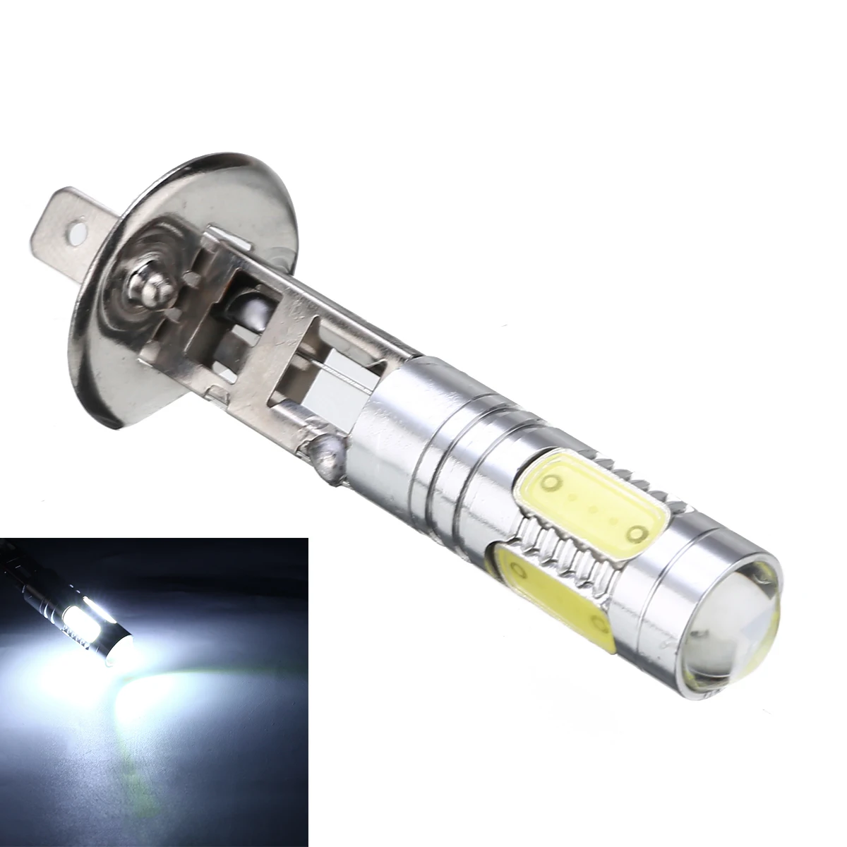 Mayitr High Quality H1 Q5 Car Fog Daytime Running Light Headlight Bulb with 4 COB LED Super Bright Light
Mayitr High Quality H1 Q5 Car Fog Daytime Running Light Headlight Bulb with 4 COB LED Super Bright Light