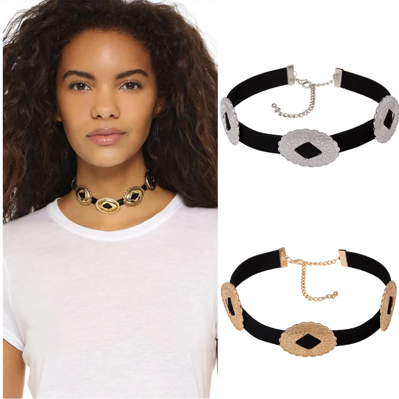 Fashion Steampunk Black Choker Neacklace Collier Femme Gold/ Silver-color Gothic Love Maxi Necklaces for Women Free Shipping
Fashion Steampunk Black Choker Neacklace Collier Femme Gold/ Silver-color Gothic Love Maxi Necklaces for Women Free Shipping