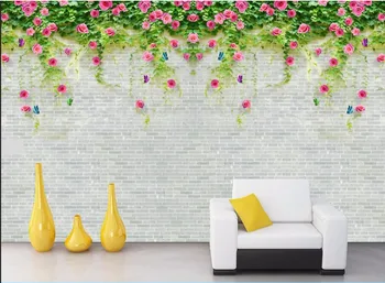 Custom mural photo 3d wallpaper Romantic flower brick wall green vine decoration painting 3d wall murals wallpaper for walls 3 d
Custom mural photo 3d wallpaper Romantic flower brick wall green vine decoration painting 3d wall murals wallpaper for walls 3 d