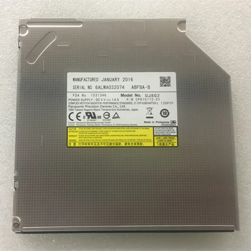 New original DVD DVDRW Drive SATA 9.5mm UJ8A2 UJ8B2 UJ8C2 UJ8DB UJ8E2 UJ8HC UJ8FB UJ8G2 general super Slim multi DVD writer
New original DVD DVDRW Drive SATA 9.5mm UJ8A2 UJ8B2 UJ8C2 UJ8DB UJ8E2 UJ8HC UJ8FB UJ8G2 general super Slim multi DVD writer