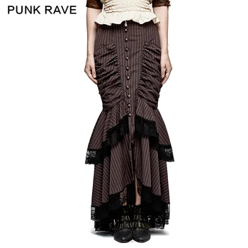 PUNK RAVE Steampunk Classical Gorgeous Skirt Victorian Coffee Full-skirted Women Lace Sexy Evening Party Hip Shirts
PUNK RAVE Steampunk Classical Gorgeous Skirt Victorian Coffee Full-skirted Women Lace Sexy Evening Party Hip Shirts