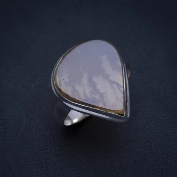 Natural Scenic Dendritic Agate Handmade Unique 925 Sterling Silver Ring 8 A4193
Natural Scenic Dendritic Agate Handmade Unique 925 Sterling Silver Ring 8 A4193