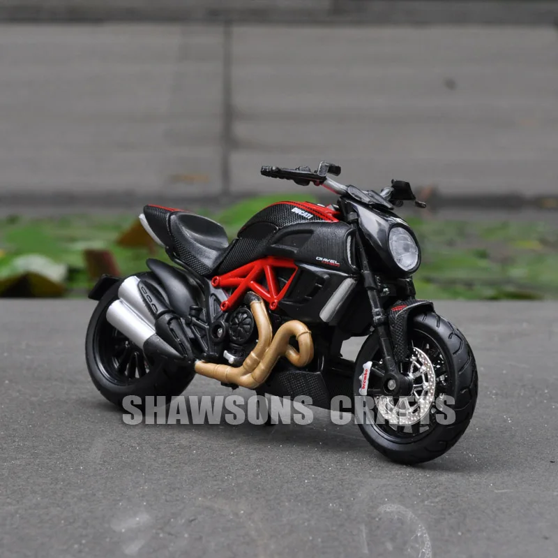 DIECAST MODEL TOYS MAISTO 1:18 DUCATI DIAVEL CARBON SPORT BIKE MINIATURE MOTORCYCLE REPLICA
DIECAST MODEL TOYS MAISTO 1:18 DUCATI DIAVEL CARBON SPORT BIKE MINIATURE MOTORCYCLE REPLICA