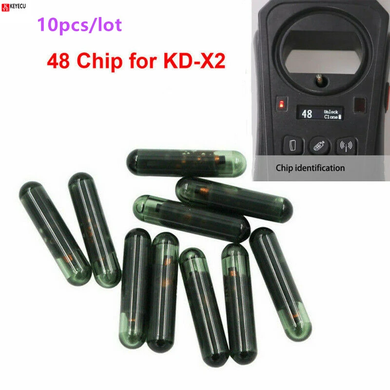 Keyecu High Quality 10pcs/lot KD 48 Copy Clone Chip Transponder Special for KEYDIY KD-X2 KD X2 Key Programmer Clone
Keyecu High Quality 10pcs/lot KD 48 Copy Clone Chip Transponder Special for KEYDIY KD-X2 KD X2 Key Programmer Clone