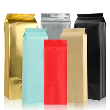 100pcs Air valve bag color aluminum foil organ bag flat pocket coffee bag food candy tea packaging bags kitchen storage
100pcs Air valve bag color aluminum foil organ bag flat pocket coffee bag food candy tea packaging bags kitchen storage