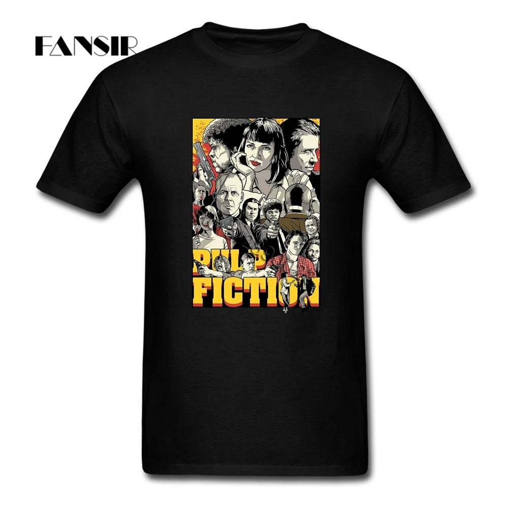 Pulp Fiction Men T Shirt High Quality T Shirt Male Short Sleeve Crewneck Cotton XS-3XL Brand Clothing For Guys
Pulp Fiction Men T Shirt High Quality T Shirt Male Short Sleeve Crewneck Cotton XS-3XL Brand Clothing For Guys