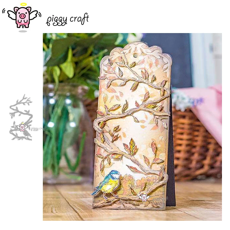 Piggy Craft metal cutting dies cut die mold Bird branch decoration Scrapbook paper craft knife mould blade punch stencils dies
Piggy Craft metal cutting dies cut die mold Bird branch decoration Scrapbook paper craft knife mould blade punch stencils dies