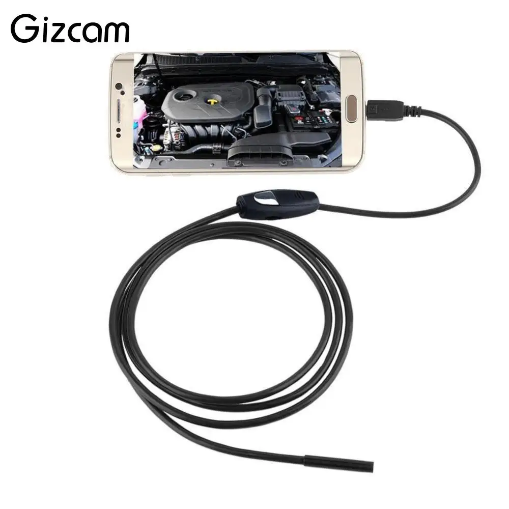 Gizcam Portable 1.5M Mini Endoscope IP67 Borescope 6 Leds Micro Camera Snake 480P for OTG Android phone Laptop 1280*480 on PC
Gizcam Portable 1.5M Mini Endoscope IP67 Borescope 6 Leds Micro Camera Snake 480P for OTG Android phone Laptop 1280*480 on PC